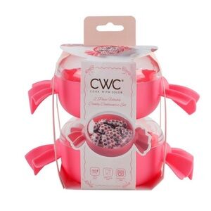 Cook with Color Pink Candy Container Set Valentine Gift
